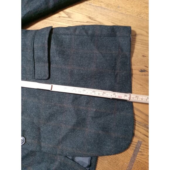 JoS. A BANK Mens BLAZER WOOL 50S BLACK BROWN Preowned Coat Jacket Sport ? Used - Picture 5 of 13
